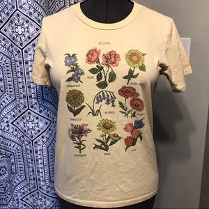 Flower chart tee